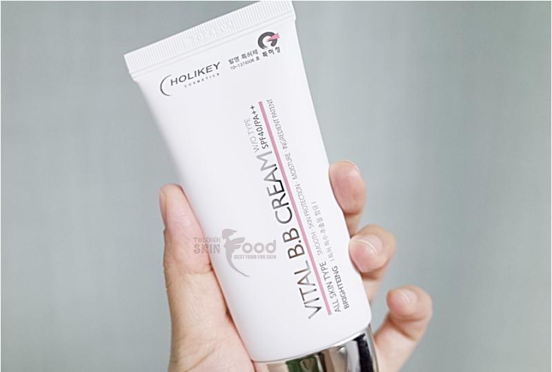 Product Introduction of Kem nền trang điểm, Kem trang điểm chống nắng Holikey Vital BB Cream Hàn Quốc SPF /40 PA 50ml 19
