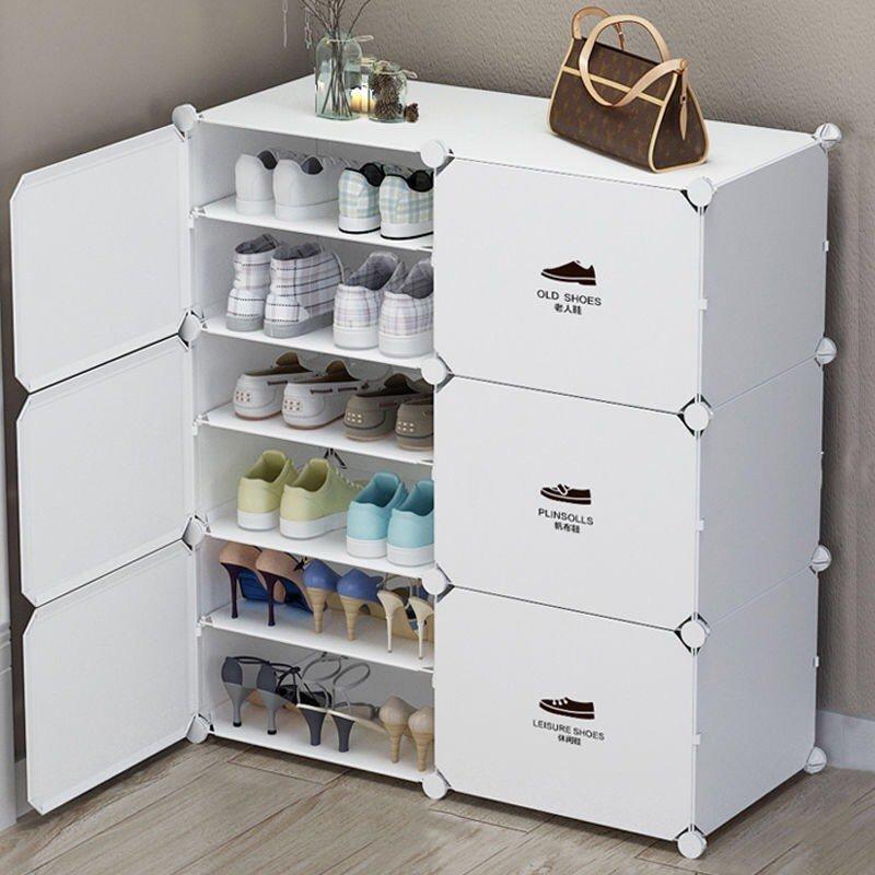 Tủ giày nhựa lắp ghép đa năng 2 ngăn - 12 ngăn Chọn hình theo phân loại