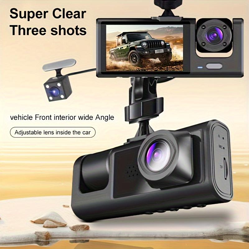 A Set of 3 Channels Front and Rear Car Camera, 1080P Car Camera ...