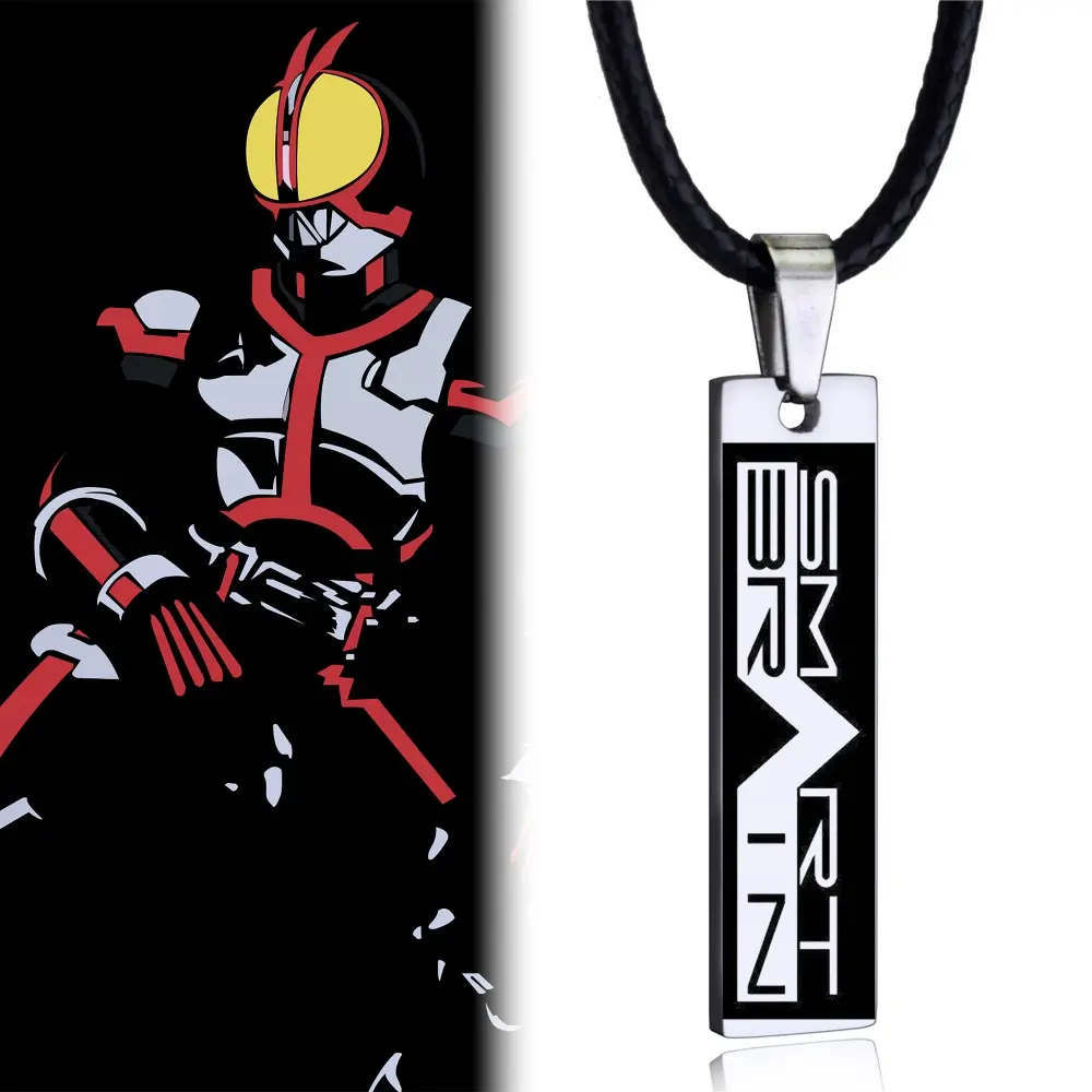 Vòng Cổ TV Masked Rider, Mặt Dây Chuyền Bằng Thép Không Gỉ, Thiết Kế Faiz Kaixa Takumi Inui, Thích Hợp Cho Nam, Nữ Và Trẻ Em, Thời Trang, Phụ Kiện Hóa Trang Halloween