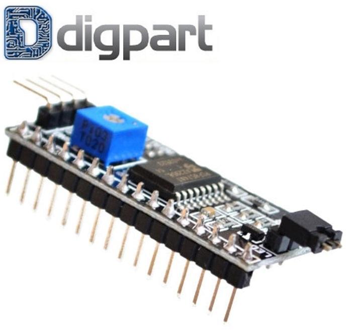 Jual I2C IIC LCD Serial Adapter Backpack Interface 1602 2004 - Kota ...