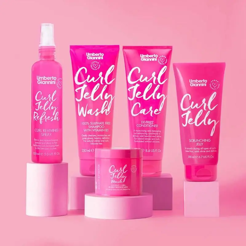 Gel giữ nếp tóc Umberto Giannini Curl Jelly Scrunching Jelly Gel 200 ml, giữ nếp tóc xoăn tự nhiên, tóc hippie của mỹ 8
