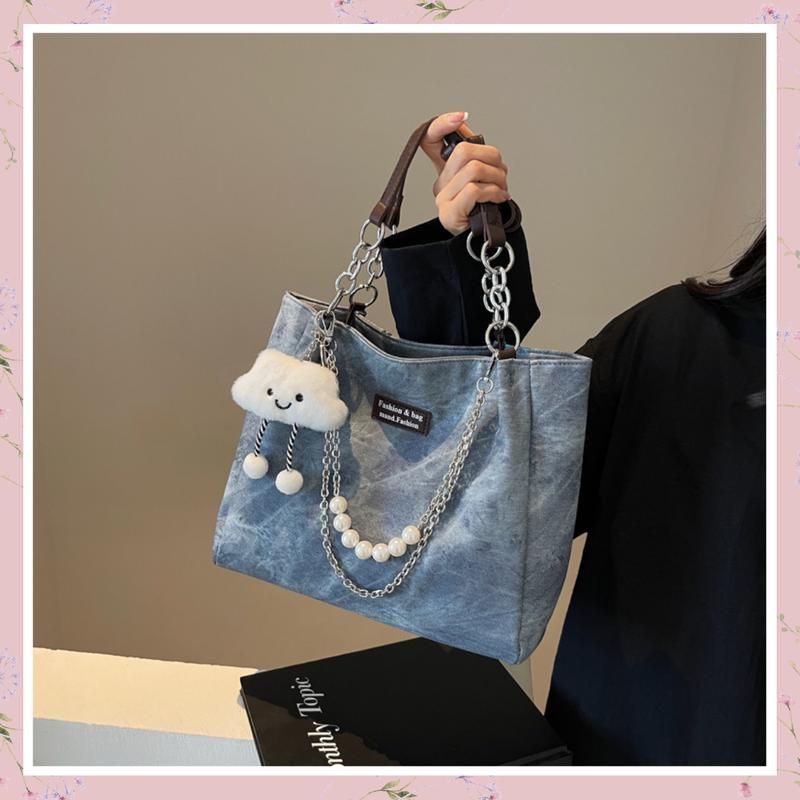 Product Introduction of ( TẶNG CHAMRM) Túi xách nữ công sở túi đeo vai thời trang da loang K242 Tote Chữ Nhật Bag 5