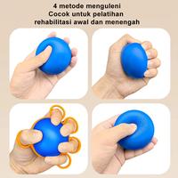 Gambar Vinnatsu Bola perawatan stroke Bola Kesehatan Tangan Karet Silikon Bola Bola Tangan Terapi Tangan Rehabilitasi Tangan Terapi Tangan Silikon - Biru - 10 lbs dari Vinnatsu MALL2 Kab. Tangerang 5 Tokopedia