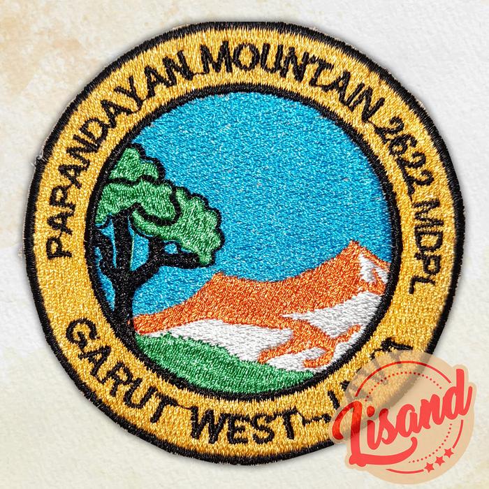 Gambar Patch Emblem Bordir Taman Nasional Gunung Papandayan dari Lisand Kota Bogor Tokopedia