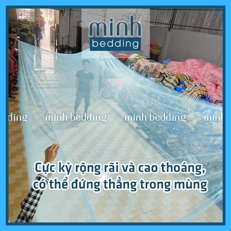 Mùng cỡ lớn 2m5-3m-4m-6m, mùng đại, mùng giăng 2 nệm Minh Bedding 1