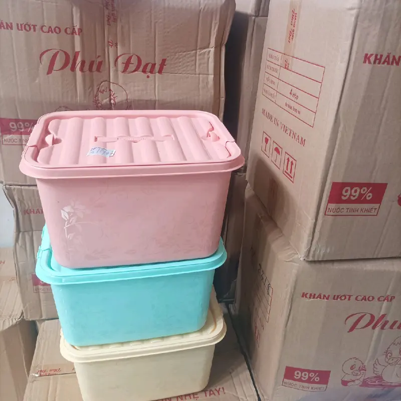 khăn ướt vịt vàng phú đạt không mùi tặng kèm thùng siêu xinh giấy khan uot giay rut 0