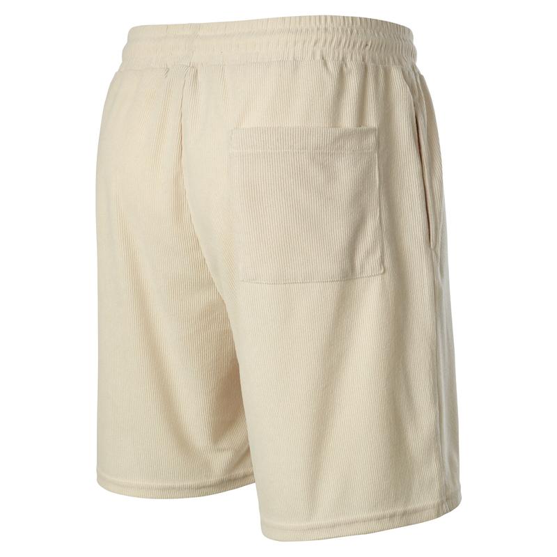 Product Introduction of 2025 Summer new solid color lace-up sweatpants corduroy simple quarter shorts men's shorts casual pants spot selu  ar  kargo mens  jeans 13