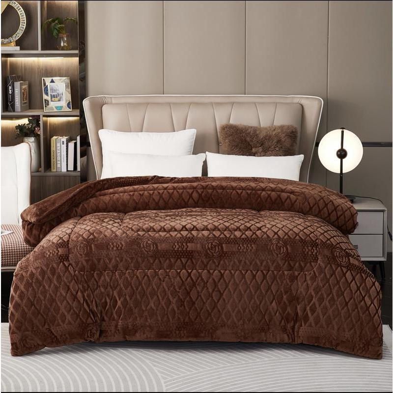 Siêu Sale Cuối Năm Chăn lông thỏ cao cấp màu sắc sang trọng quý phái cân nặng 4kg kích thước 2mx2m3 - hỗ trợ đơn hàng theo yêu cầu 1