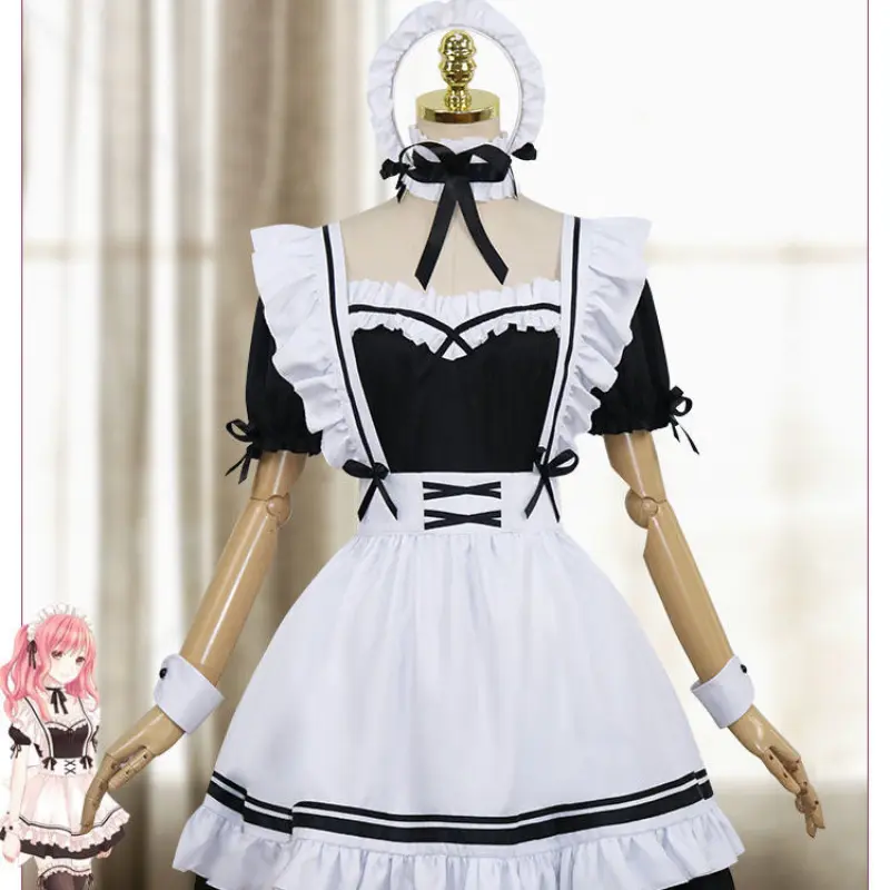 Trang Phục Hầu Gái, Cosplay Hàng Ngày, Váy Gợi Cảm, Phong Cách Nữ Ông Chủ, Ngoại Cỡ, Quần Áo Anime Dễ Thương Lolita 6
