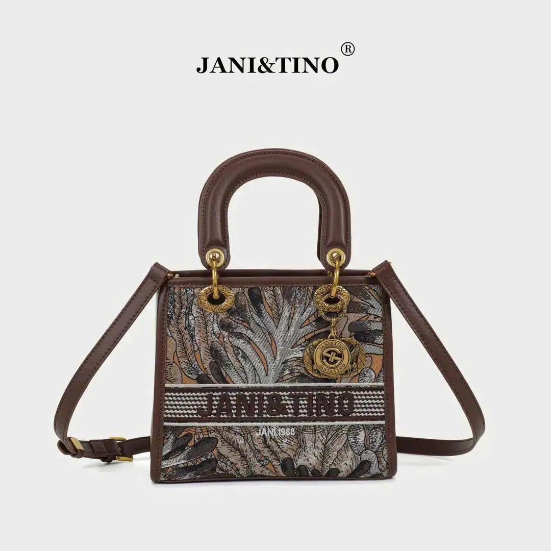 JANITINO 875 - Túi Xách Nữ Thương Hiệu Jani&Tino Cao Cấp Sang Trọng Thanh Lịch Quý Phái Phong Cách Hàn Quốc Trend 2025 Đa Năng Đi Chơi Đi Dạo Phố