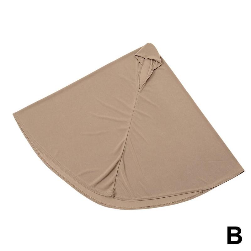 Product Introduction of Large Size Pullover Hat For Women Solid Color Simple And Versatile Headscarf For Women G9S7 29