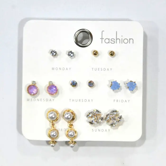 Anting set wanita Radha gold titanium premium series 5