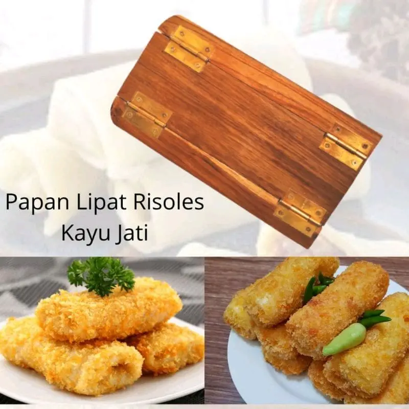 ALAT LIPAT RISOLES KAYU JATI TENGAH 9 CM