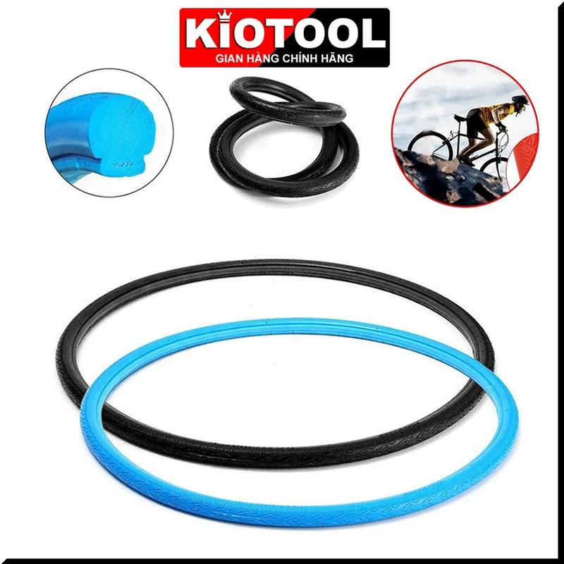 Lốp Vỏ đặc không săm xe đạp Fixed Gear Single Speed 700x23C 23-622