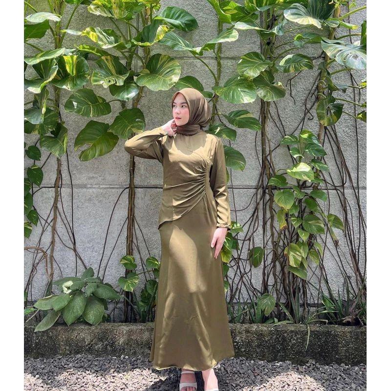 DRESS PESTA - DRESS WISUDA - GAUN PESTA - GAUN KONDANGAN - GAUN MUSLIMAH - DRESS PAYET - DRESS BUSUI - DRESS BUMIL Cantik 4
