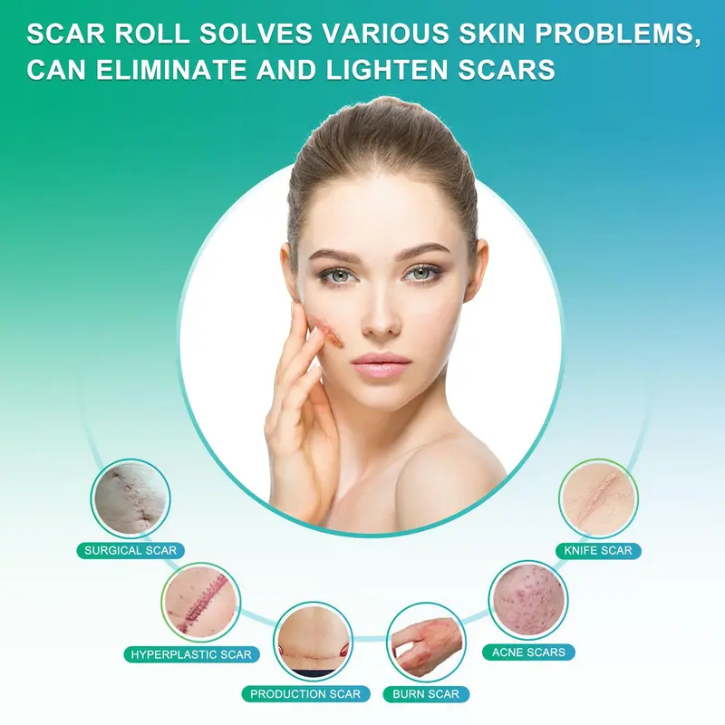 Silicone Scar Sheet, Reusable Scar Sheets, Professional Scar Removal Tool for C-section, Surgery, Burn, Keloid, Acne, Skincare Tools, Korean Skincare Products, Improves, Scar Gel 6