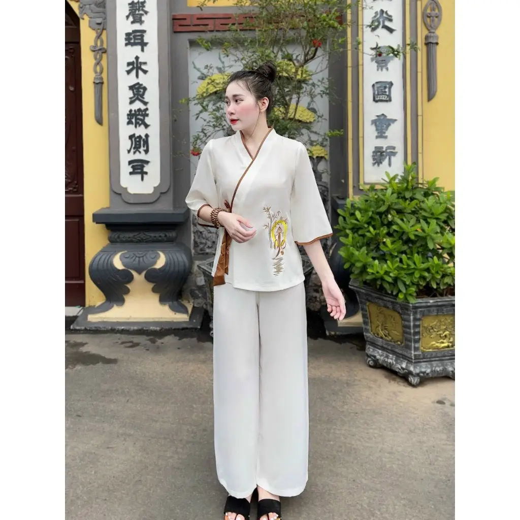Pháp Phục Chữ MẸ Phối Dây Kiểu Nhật Bản (Tặng chuỗi 108 Hạt)   Nữ Women