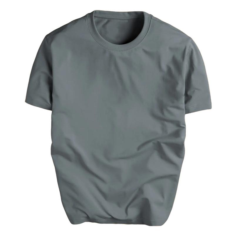 Áo thun trơn cổ tròn Full Combo vải cotton co dãn thoáng mát trẻ trung thanh lịch Menswear Tre áo thun