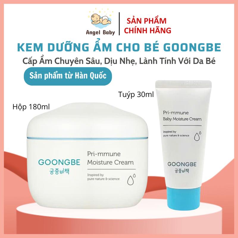 Kem dưỡng ẩm Goongbe Hàn Quốc giúp cấp ẩm chuyên sâu dịu da an toàn cho bé từ sơ sinh