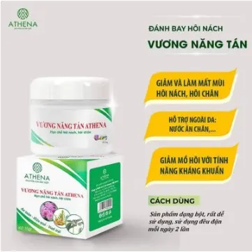 Vương năng tán khử mùi hôi nách, hôi chân [CHÍNH HÃNG ATHENA] - (15gr)