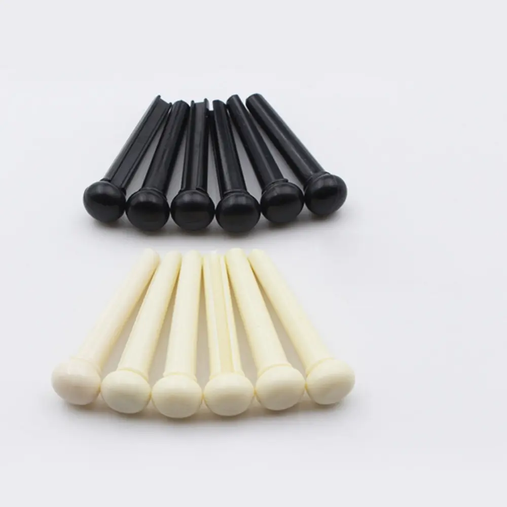 New 12pcs Acoustic Guitar Bridge Pin Durable Acoustic Guitar Guitar Parts Fixed Tuning Tone String Nail Pegs