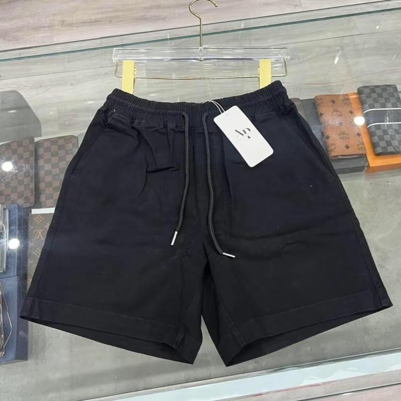 Quần Short Kaki Nam Lưng Thun Trắng Đen Menswear Có Túi Quần Lửng 2