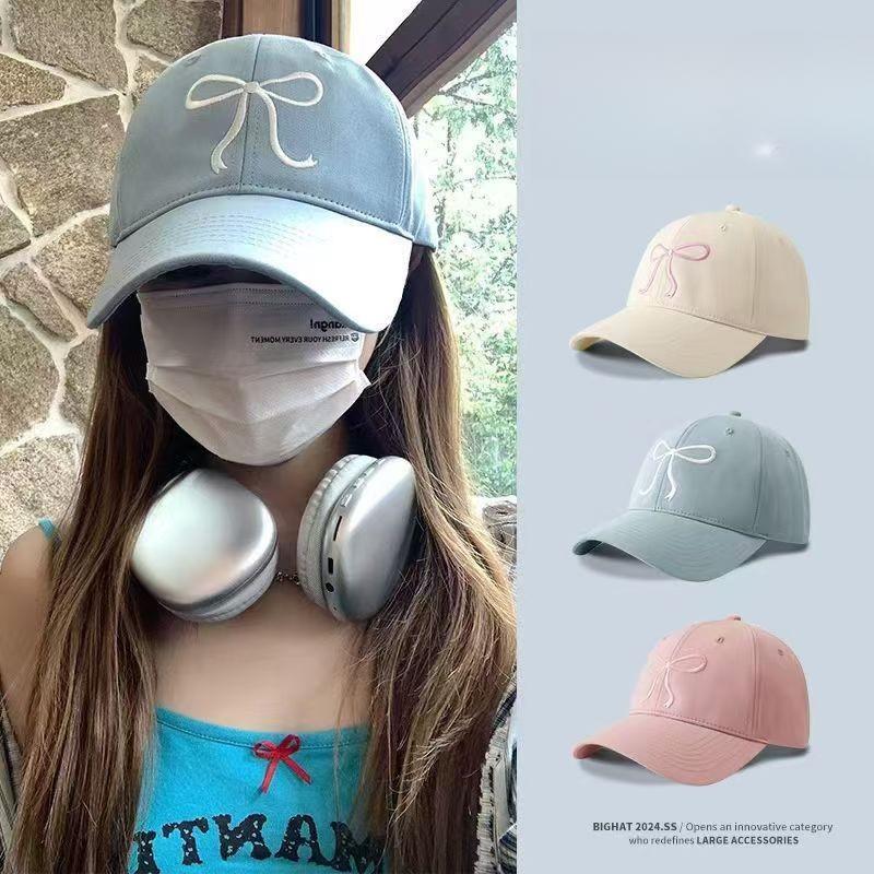 Product Introduction of Mũ Bóng Chày Dành Cho Nữ Ngọt Ngào Và Dễ Thương Màu Hồng Nhạt Dễ Phối Đồ Mũ Đội Đầu Cứng Nhỏ Mũ Chống Nắng Hàng Mới Về 4