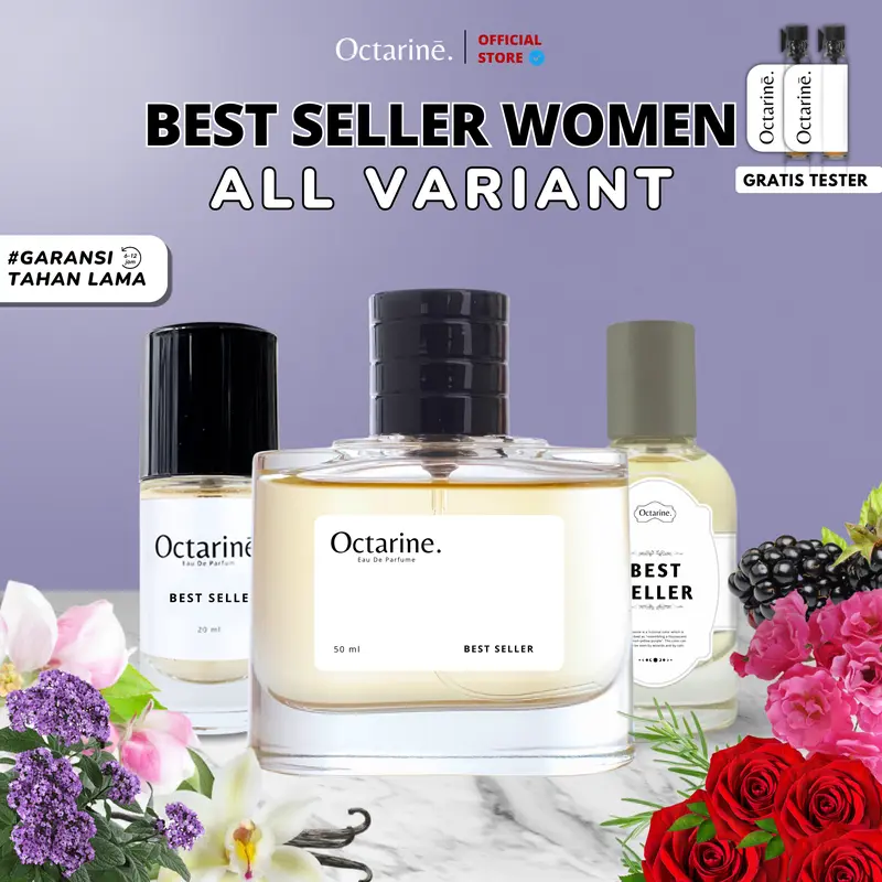 Parfum BEST SELLER WOMEN Aroma Fresh Sexy Elegant by Octarine Berkarat  Red 20ml BEGINNER