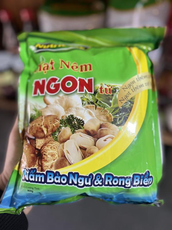 800gG Hạt Nêm Chay Nấm Hương Nutricook Bào Ngư Và Rong Biển Gia Vị Tự Nhiên
