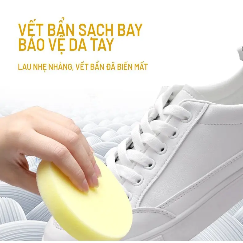 Combo 3 Kem Vệ Sinh Giày Ba Lô Túi Xách Không Cần Nước Sáp Lau Giày Vật Dụng Đa Năng Đánh Bóng Đồ Da Tiện Lợi TR TARAA 2