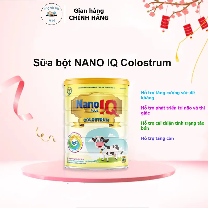 Sữa bột NANO IQ Pedia, NANO IQ Grow, NANO IQ Kids, NANO IQ Colostrum, NANO IQ Goat Kids, NANO IQ Goat Pedia Cho Bé 4