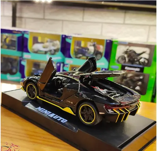 Xe mô hình Lamborghini-Miniauto 770-4 1:32 đen 2
