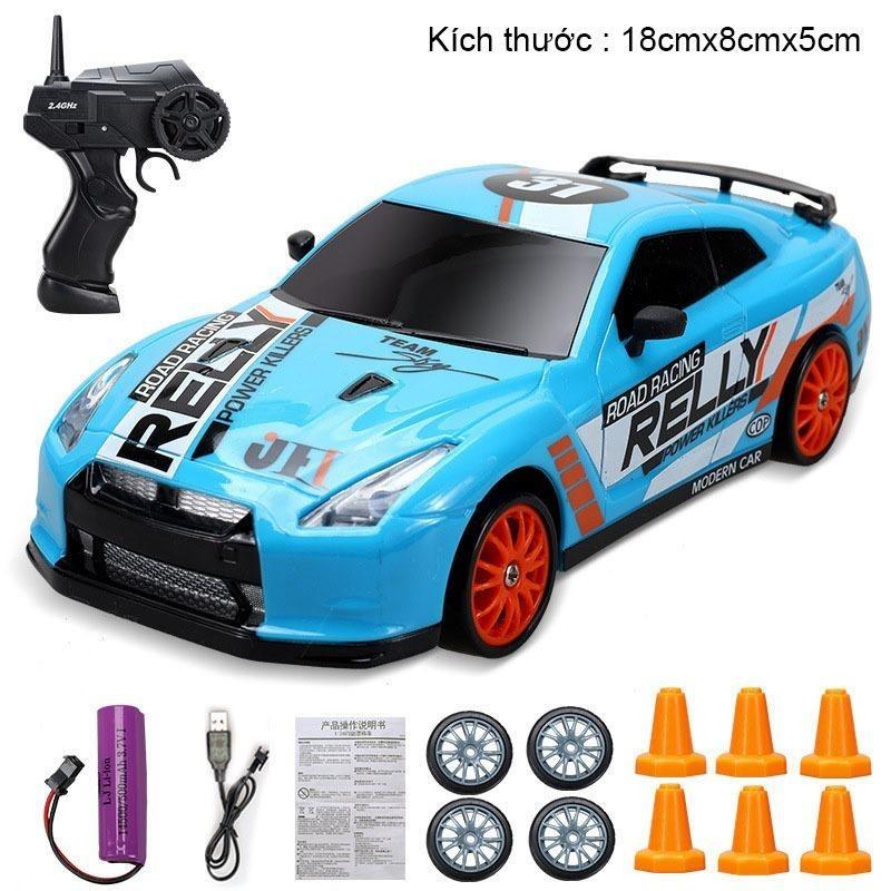 Siêu Xe Drift S1 Điều Khiển Từ Xa , Có 8 Bánh Toy Đồ Chơi Ô Tô Pin, oto điều khiển từ xa x edie