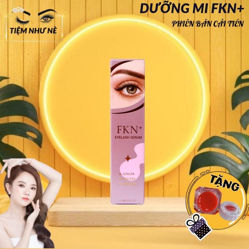  Serum Dưỡng Mi FKN+   Tặng 1 Son Dưỡng Môi  Dung Tích 6ml Dành Cho Nữ Và Nam Hộ Trợ Cải Thiện Tình Trạng Mi Thưa Ngắn Cosmetic Trang Điểm Women 