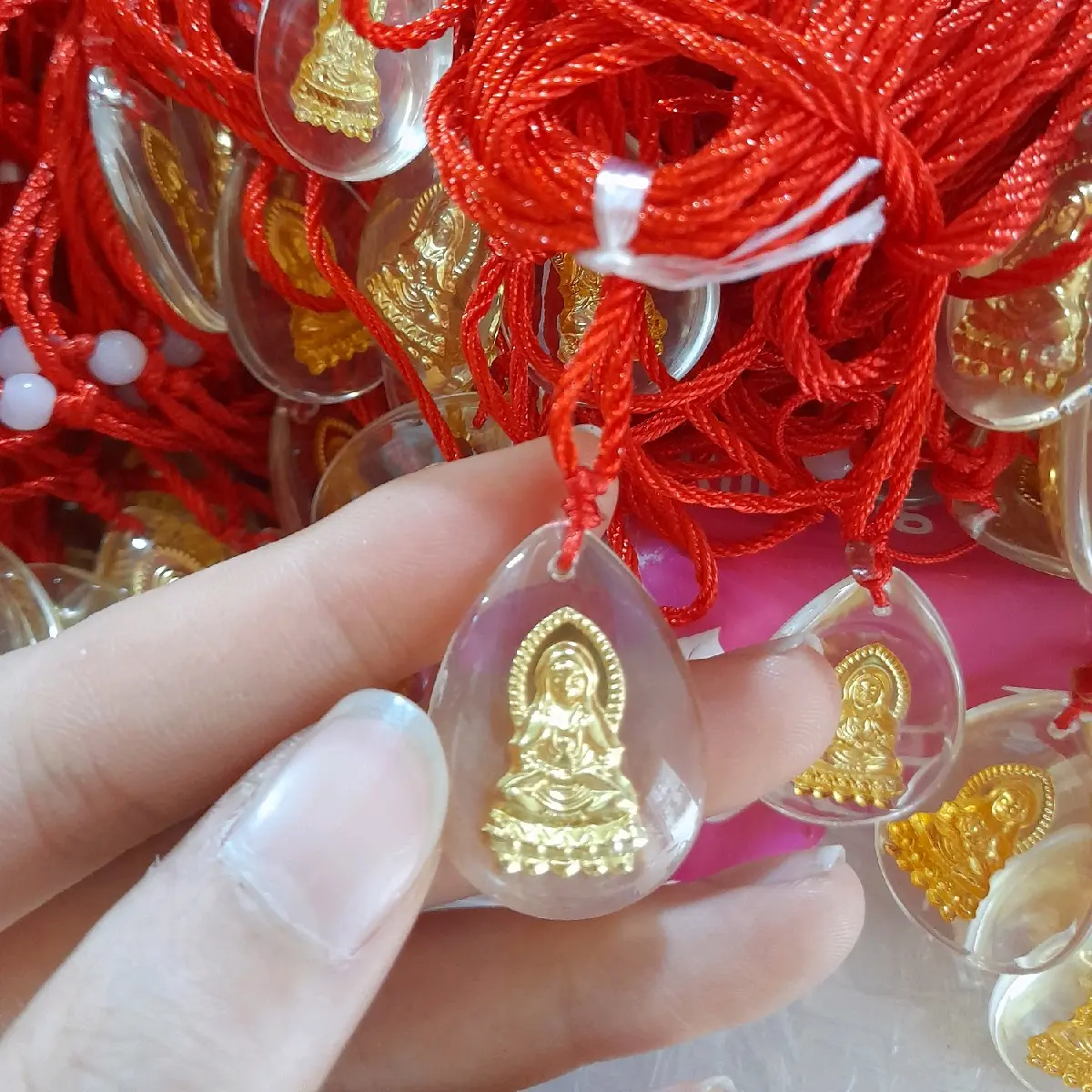Vòng cổ mặt Phật bình an