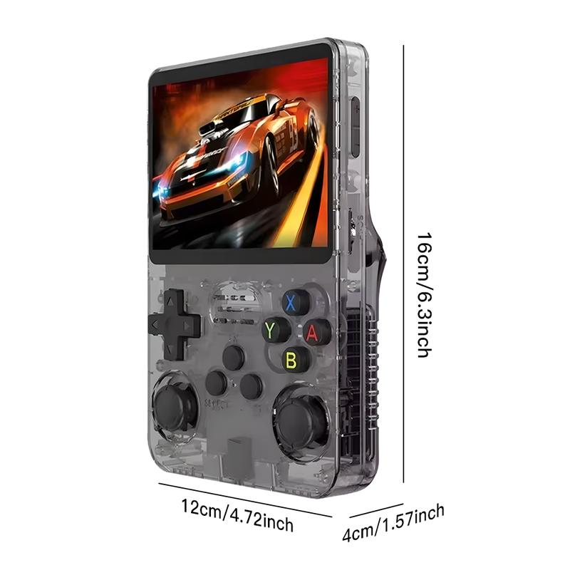 VELEC R36S Handheld Retro Game Console with 64G Built-in 15000+ Games,Emu ELEC system,3.5 in IPS Screen Built in 3000mAH Battery TF Card Preinstalled Gamess  #springtok 6