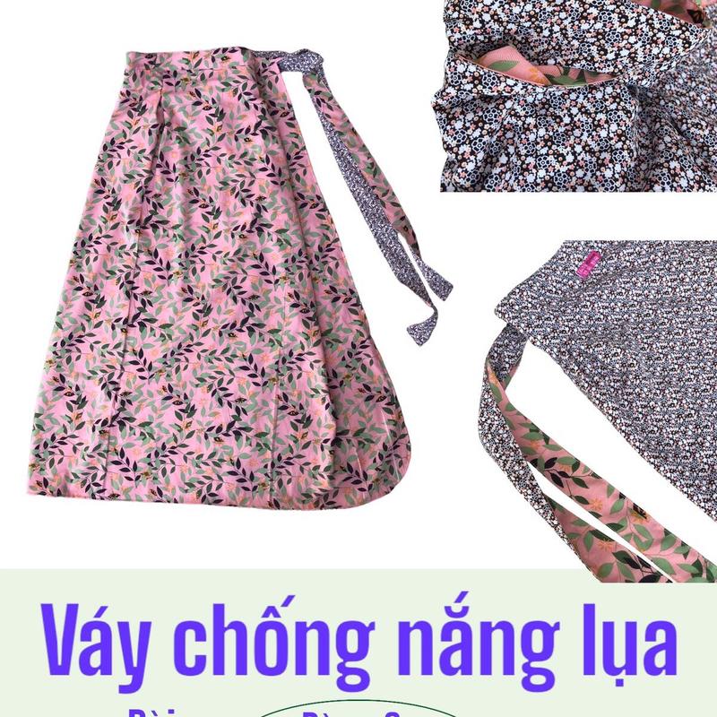 Váy Chống Nắng Cột Dây Lụa Freesize Bigsize Dài 99cm - Bảo Nhi Shop Nữ Nhung Women Voi Voan