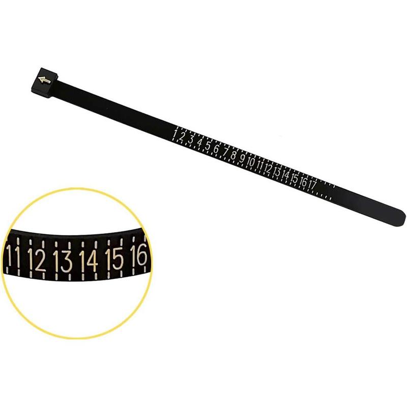 Accurate 1-17 US Ring Sizer, Plastic Finger Sizing Measure Tool For Home Shop, Ring Finger Measure, Hand Measuring Tools, Jewelry Tool 5