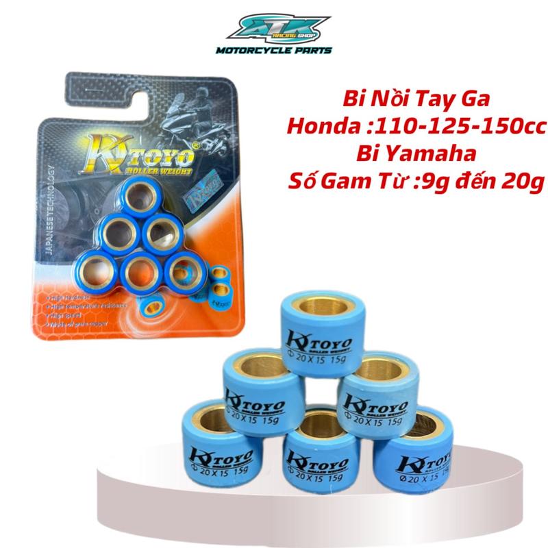  Bi nồi K-TOYO xe Vario-AB-SH 125-150cc Honda 110cc Bi chuẩn gam từ 9g Đến 20g lõi đồng Phụ Tùng Phụ Kiện Tay Ga 