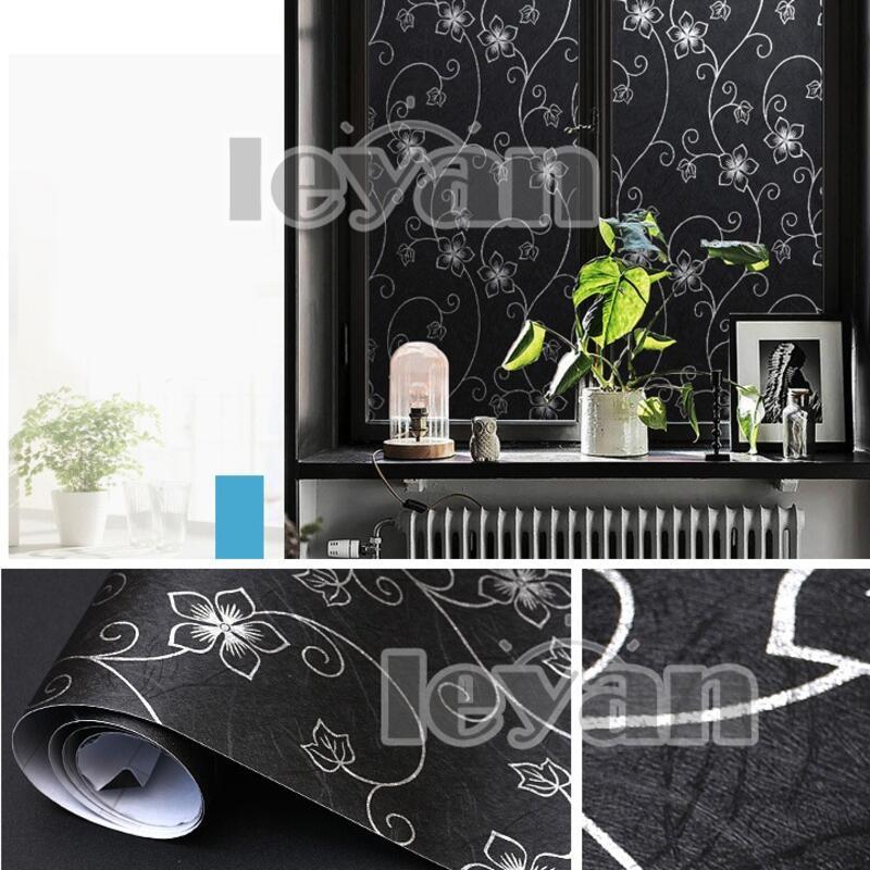 Product Introduction of black opaque self-adhesive shading sun UV protection window film glass sticker Decor Decorative 2