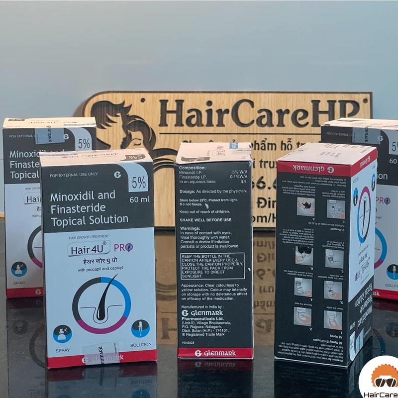 Hair4u Pro - Kích Mọc Tóc dành cho nam 5% Minoxidil & Finasteride 60ml
