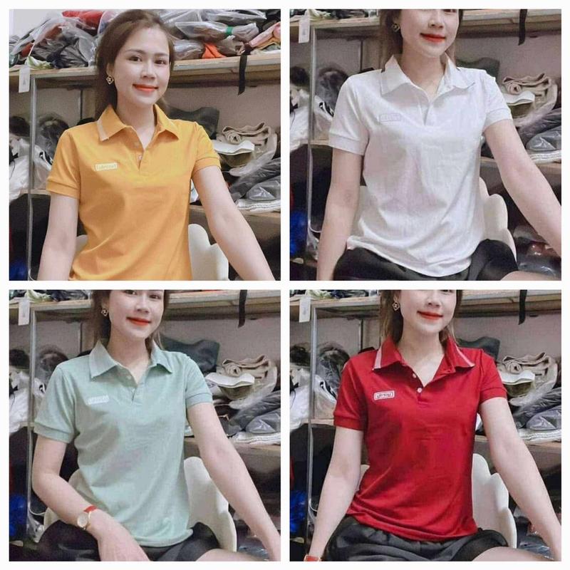 Áo thun polo cho cả nam và nữ đủ sz từ  35-85kg  chất thun cá sấu mềm mát