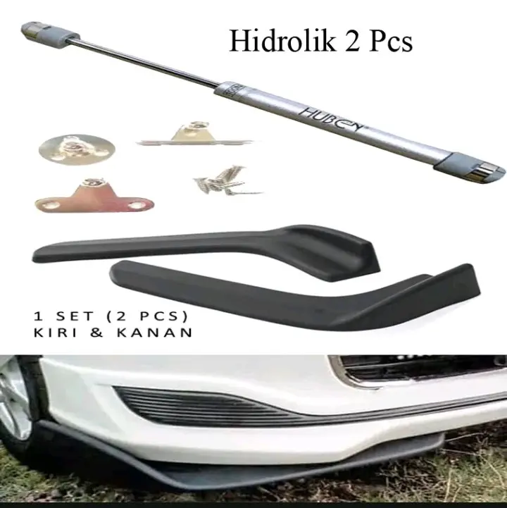 Paket Winglet Mobil Universal 1 Pasang + 2 Hidrolik 2