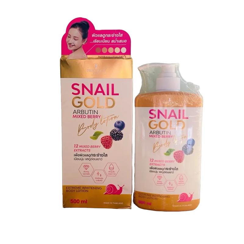 Sữa Dưỡng Thể Trắng Da Snail Gold Arbutin Lotion Thái Lan 500ml Làm Đẹp Da Women