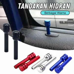 Modifikasi Mobil Universal Paduan Aluminium, Pintu Angkat Baut dan Kunci Pintu Gesper, Tombol Kunci Pintu dan Gesper Pin, Desain Modern dan Tahan Lama untuk Meningkatkan Keamanan serta Menambah Estetika Kendaraan Anda