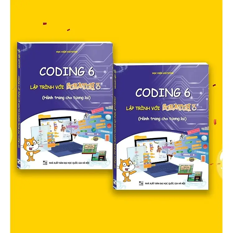 [Vietstem] Sách Coding 6 lập trình với Scratch 3 (Dành cho học sinh lớp 6) 3