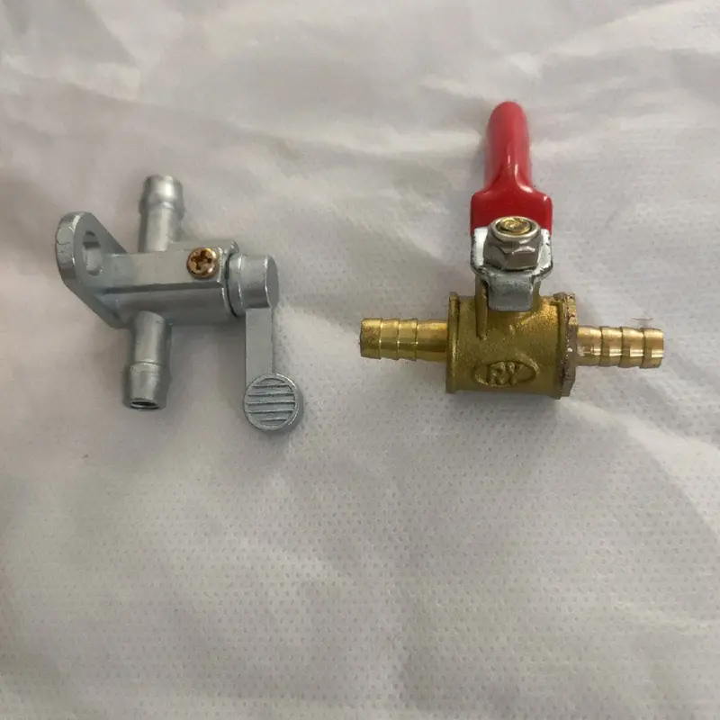 kran bensin universal semua motor  / keran bensin kuningan dan silver 1