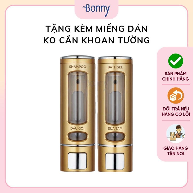 Bình đựng nước rửa tay, hộp đựng dầu gội sữa tắm gắn tường, hộp đựng nước rửa chén cao cấp, bình tròn
