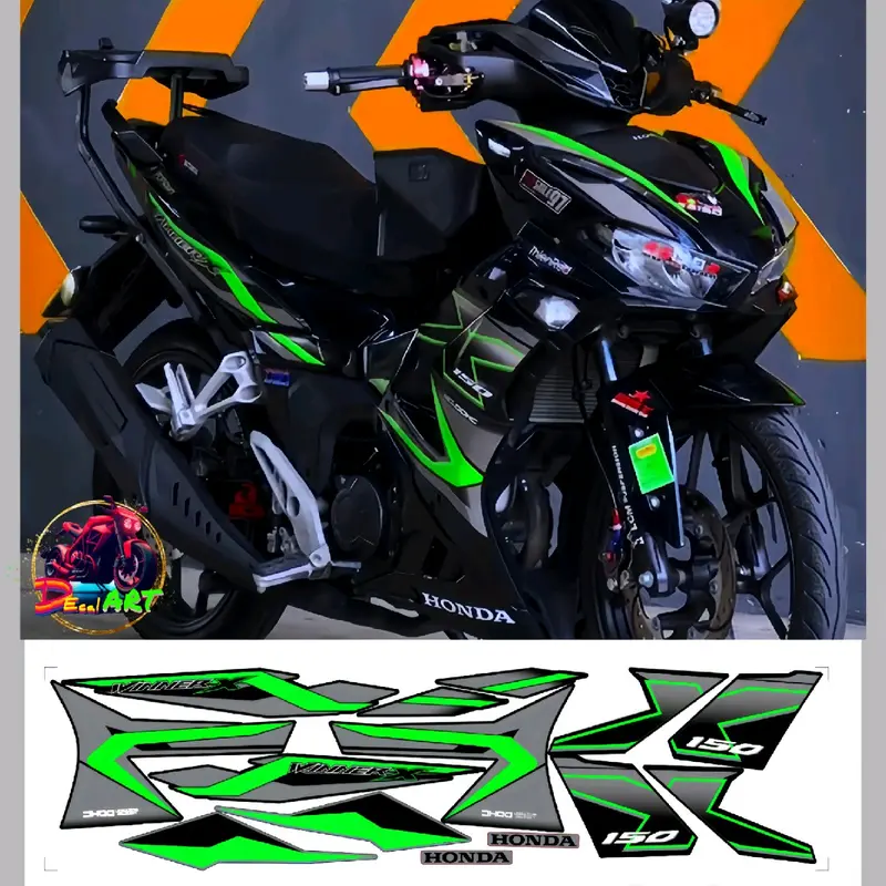 Tem rời WINNER X V3 - Mẫu X 150. Chất liệu PPF Cao Cấp : 3 Lớp, Chống Nước, Chống Phai Màu. Nhãn Dán Decal 6